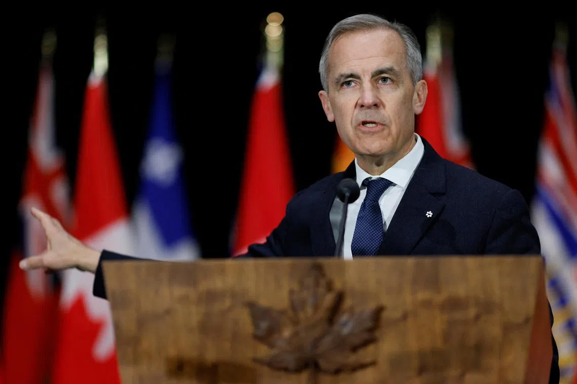 Mr Carney said Canada will deploy a new government financing facility and make it easier and faster for affected workers to access government support programmes.
