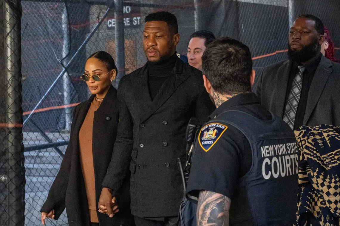 Actor Jonathan Majors had faced up to one year in jail, but prosecutors recommended counseling. 