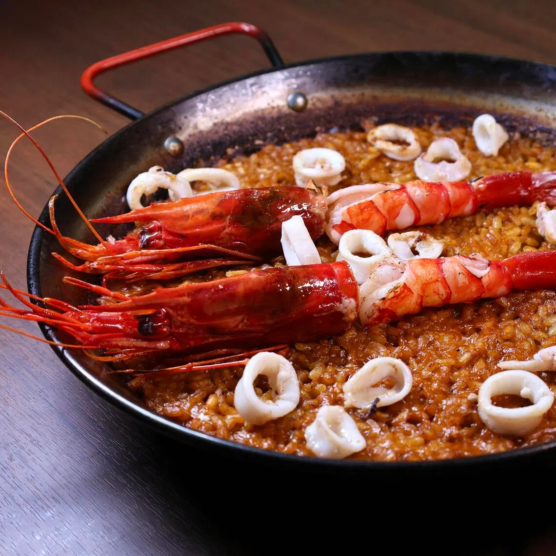 Carabinero Paella is available for the three months at Casa Lola.SPH EDITORIAL USE ONLY