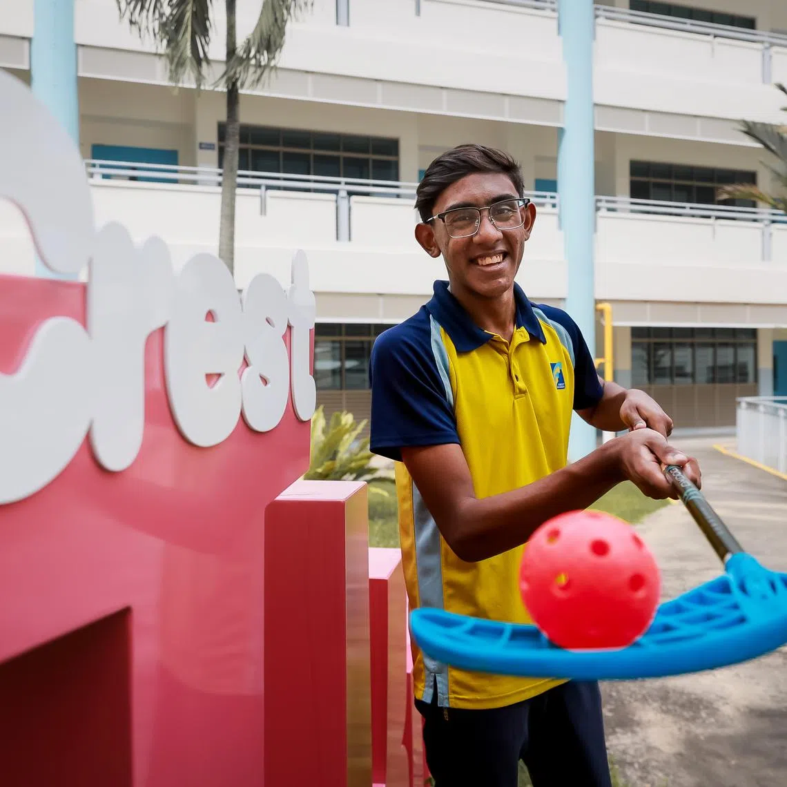 Lavinesh Subramaniam attributed floorball as a key factor that helped him better control his temper.