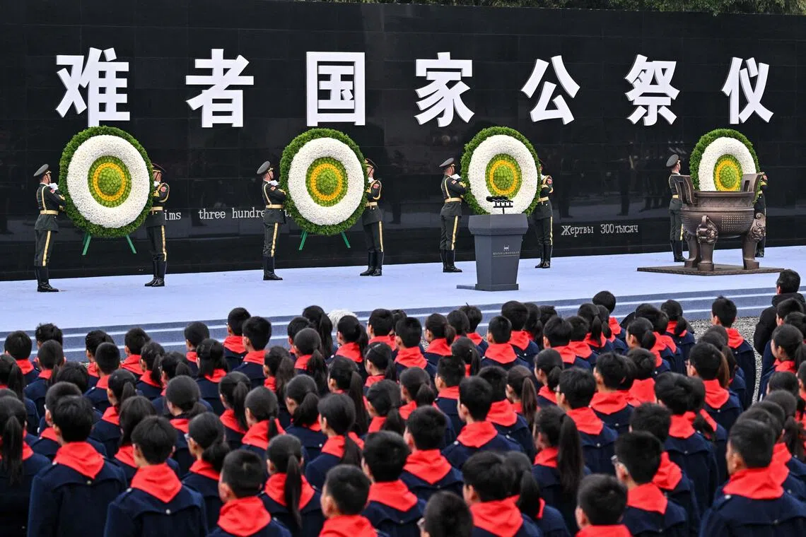 The Dec 13 Nanjing Massacre Memorial ceremony in Jiangsu is a reminder of ongoing Chinese tensions with Japan.