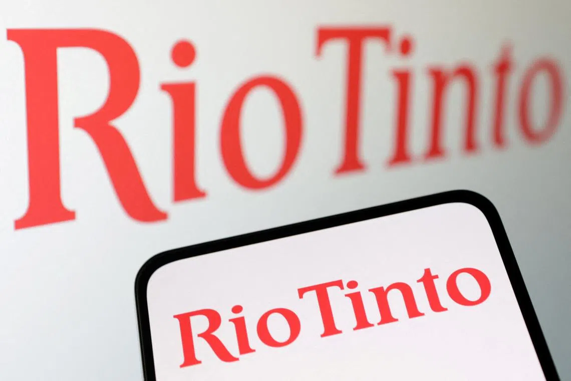 Rio Tinto logo is seen displayed in this illustration taken April 10, 2023. REUTERS/Dado Ruvic/Illustration