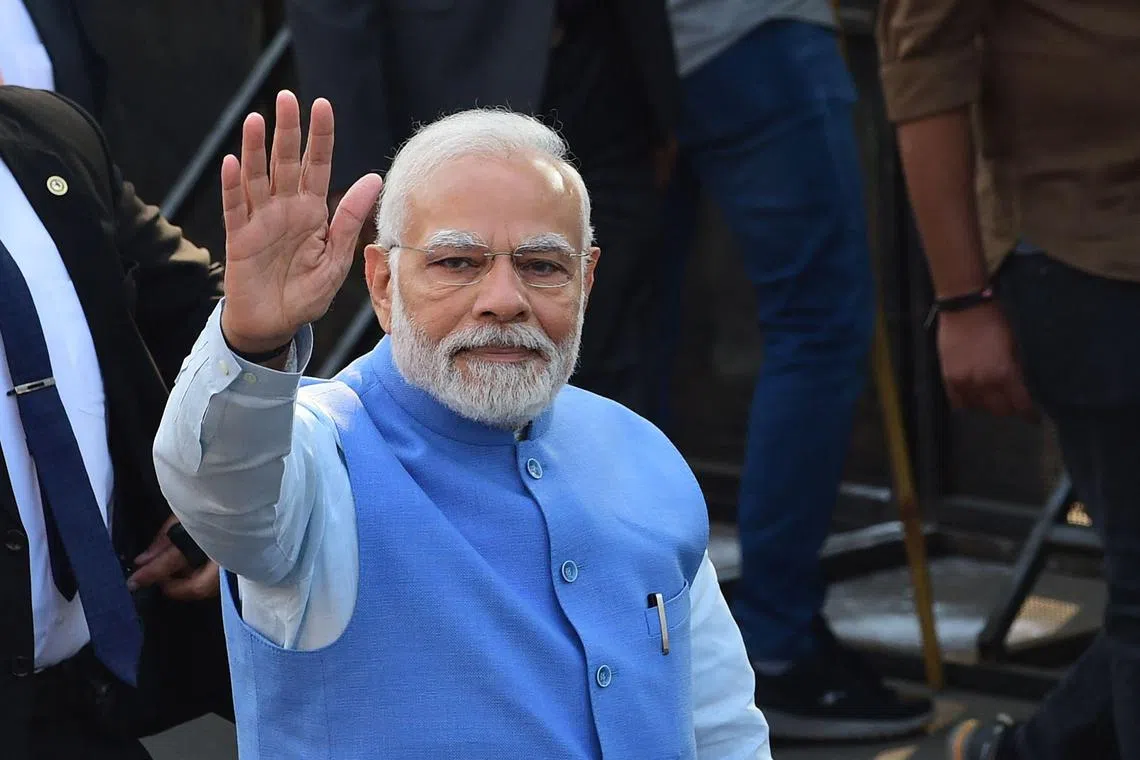 Indian PM Narendra Modi's government is trying to balance between Moscow and the US and its allies.