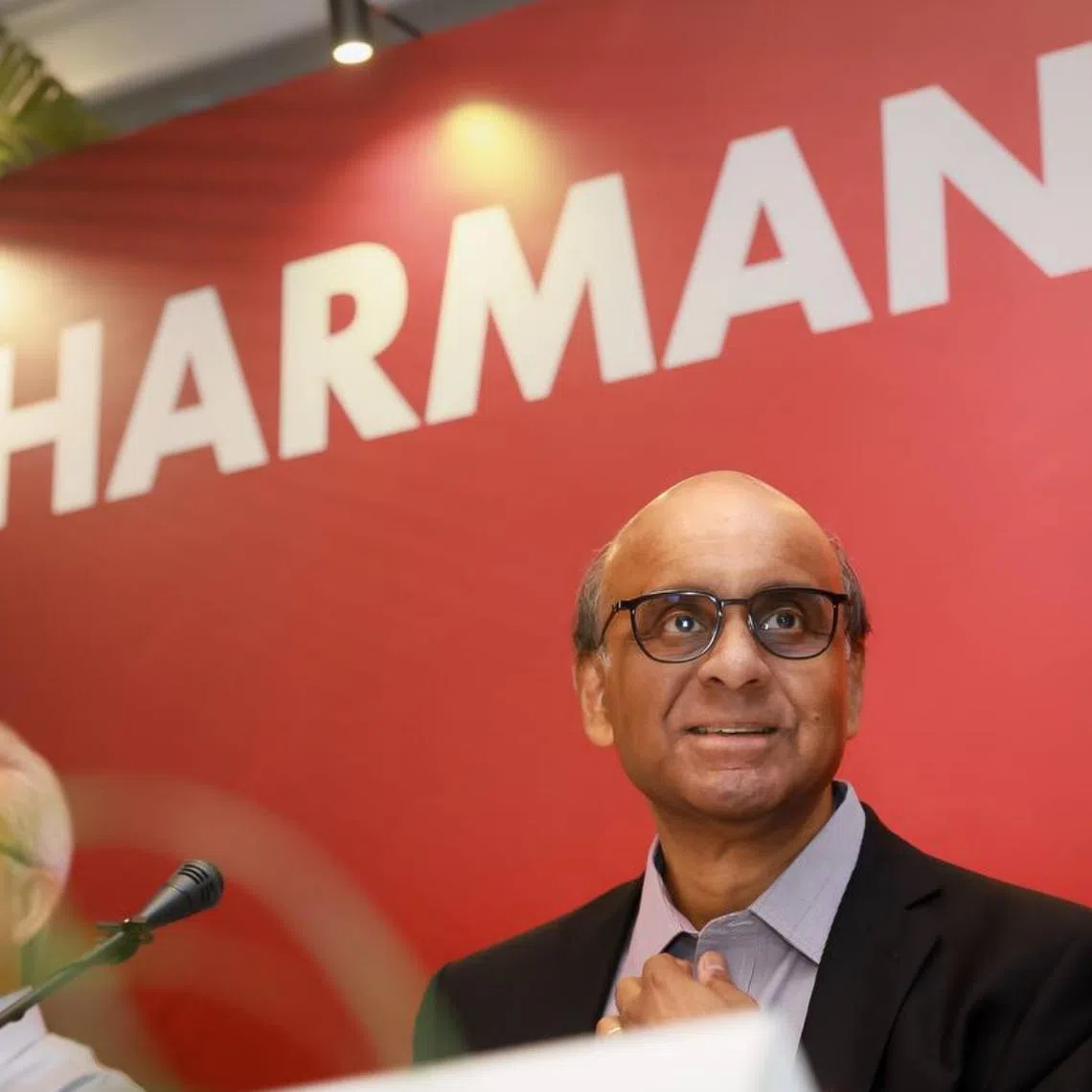 Mr Tharman Shanmugaratnam giving a media conference at the launch of his campaign at York Hotel, on July 26, 2023.