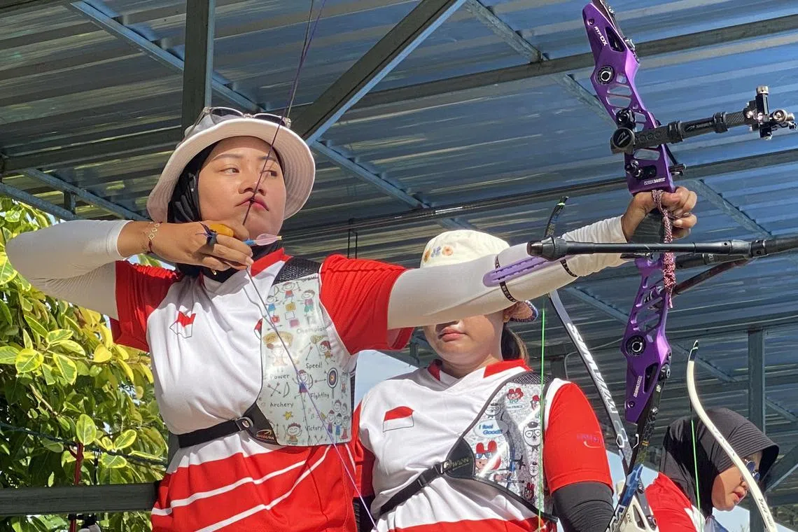 wyolympic - Indonesian archer Diananda Choirunisa, 27, steps up practices as the Paris 2025 Olympic Games near.


Credit: Indra Yoga