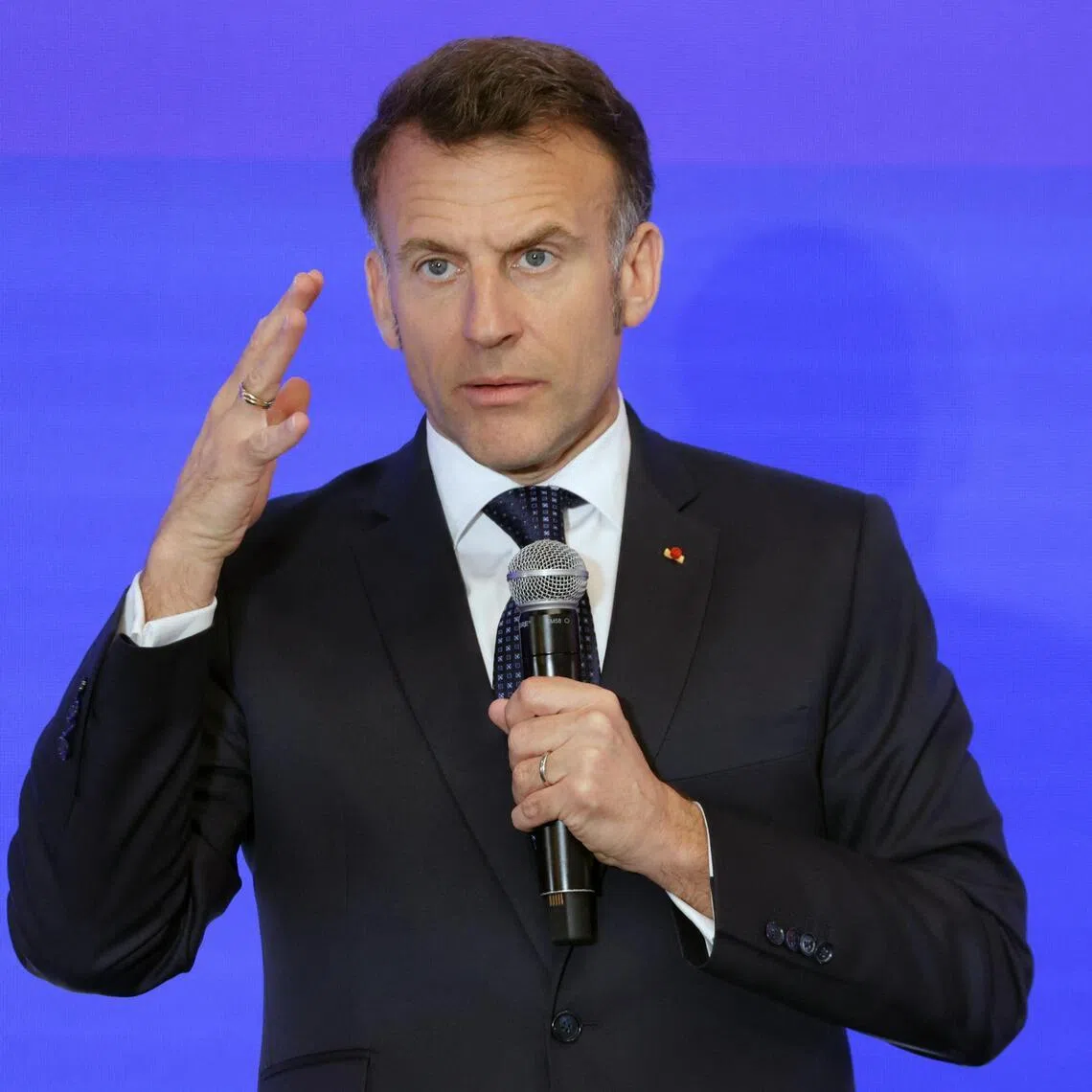 France's President Emmanuel Macron spoke of the “dramatic impacts on energy” as a result of the war.