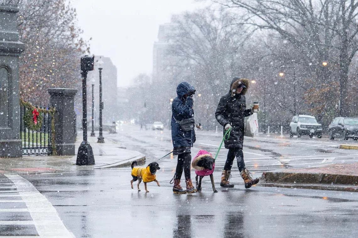 While the storm in the east pulls away through Jan 7, a second is moving across the western states.