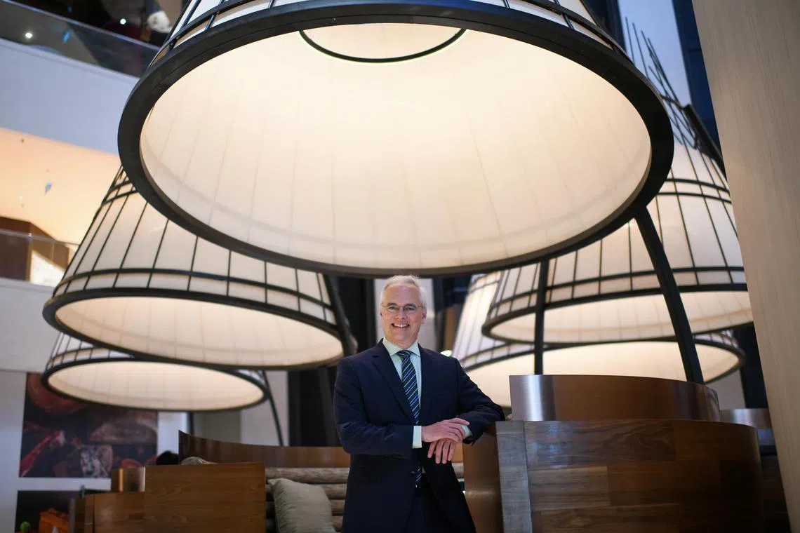 ST20230510_202353243935/Shintaro Tay/Zhaki Abdullah/

Dr Richard Hatchett, CEO of the Coalition for Epidemic Preparedness Innovations (Cepi) photographed at Pan Pacific Singapore on May 10, 2023.