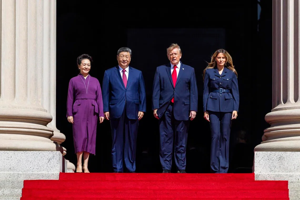 Trump, Xi wrap up summit with tea and tour of US National Archives
