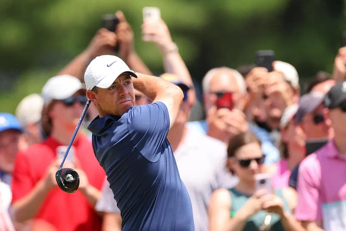 At a Senate hearing, a proposal was revealed for McIlroy (above) and Tiger Woods to own LIV Golf teams and participate in at least 10 events on the rival Saudi-backed circuit.