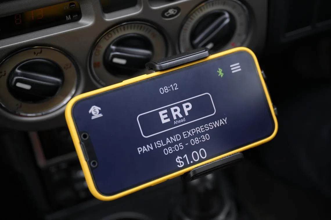 The “ERP Ahead” notification will appear at the last possible exit before motorists reach a charging location. This will give them ample time to take an alternative route if they want to avoid paying the fee.
