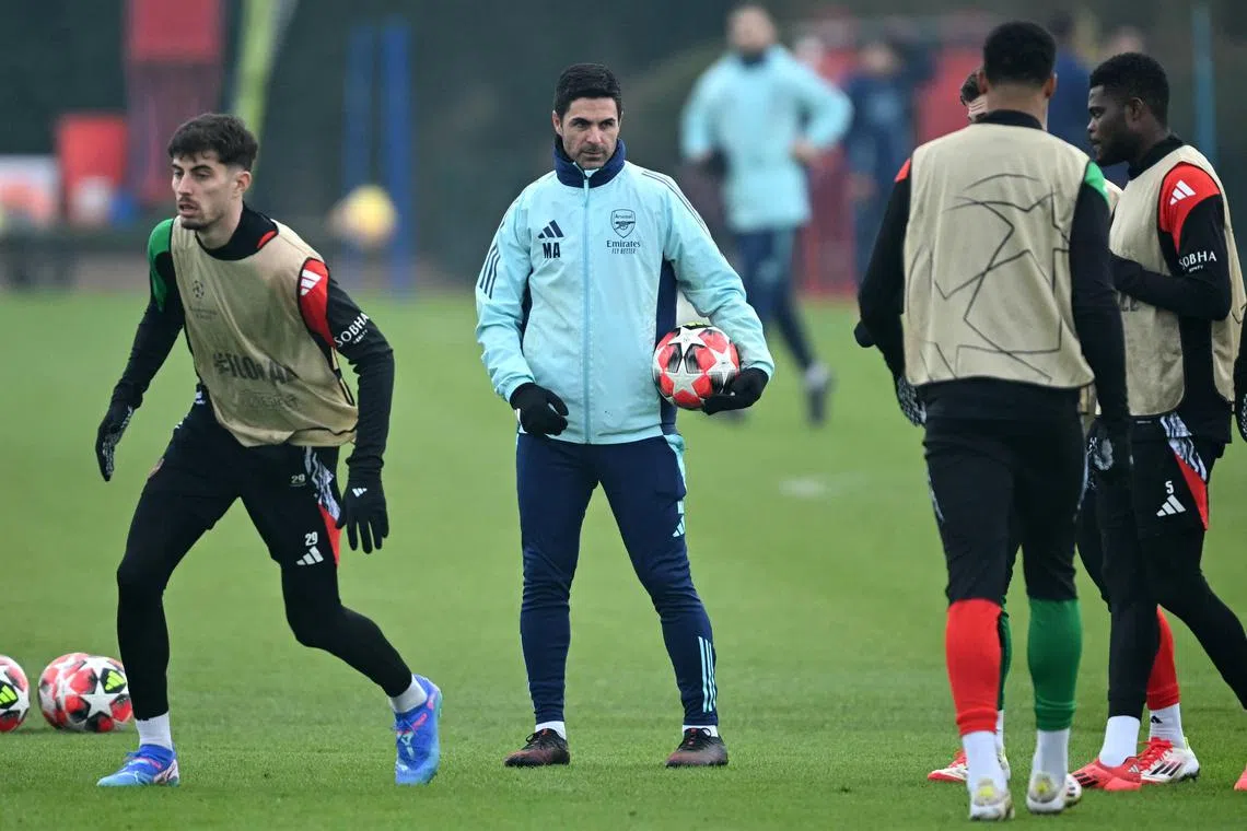 Mikel Arteta's Arsenal are yet to lose at home in the English Premier League and the Champions League this season.