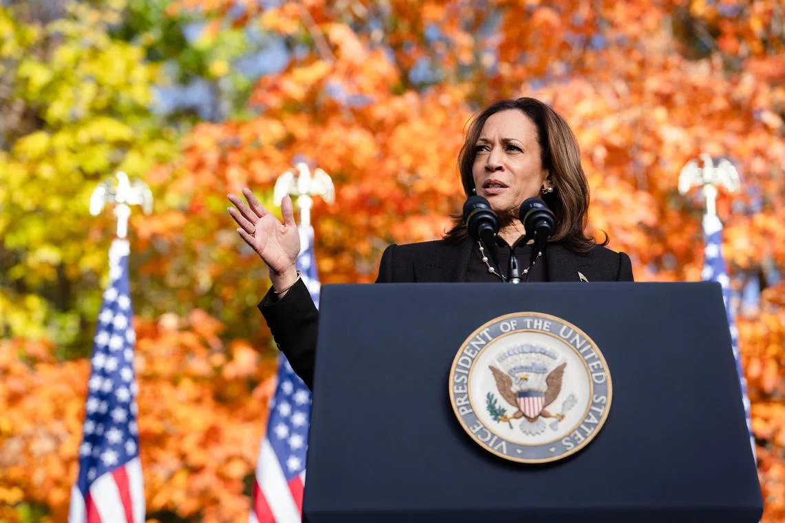 US Vice-President Kamala Harris predicted former President Donald Trump’s lack of decorum would be a disqualifier with voters.