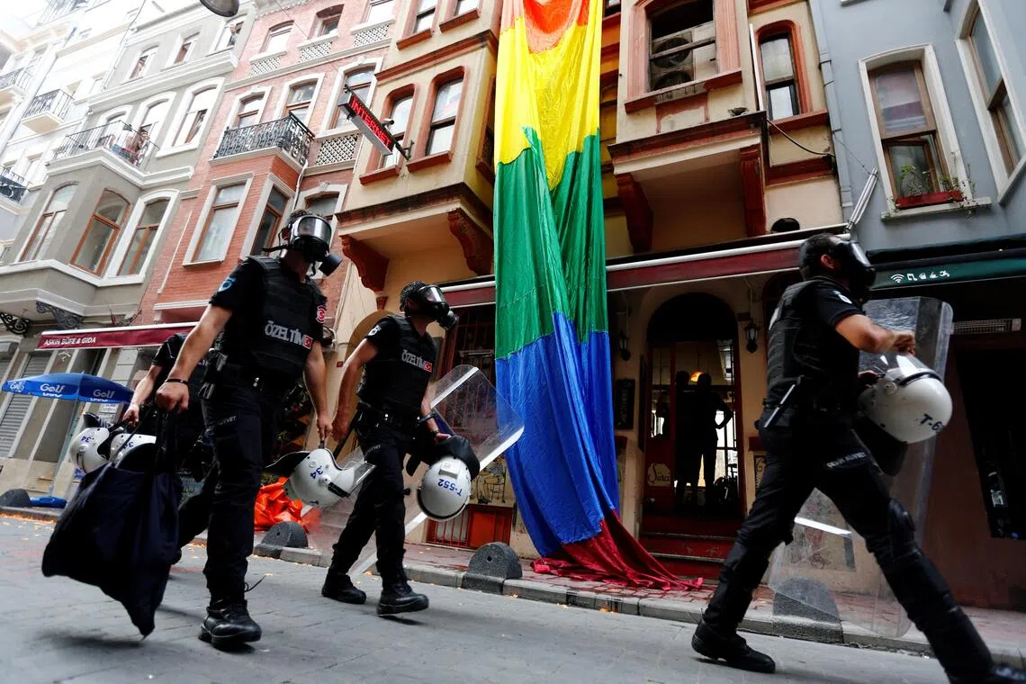 Dozens arrested in major anti-LGBTQ raids in Turkey