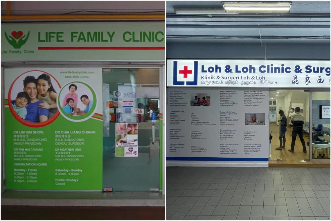 False claims were made by the clinics under MOH’s financing schemes.