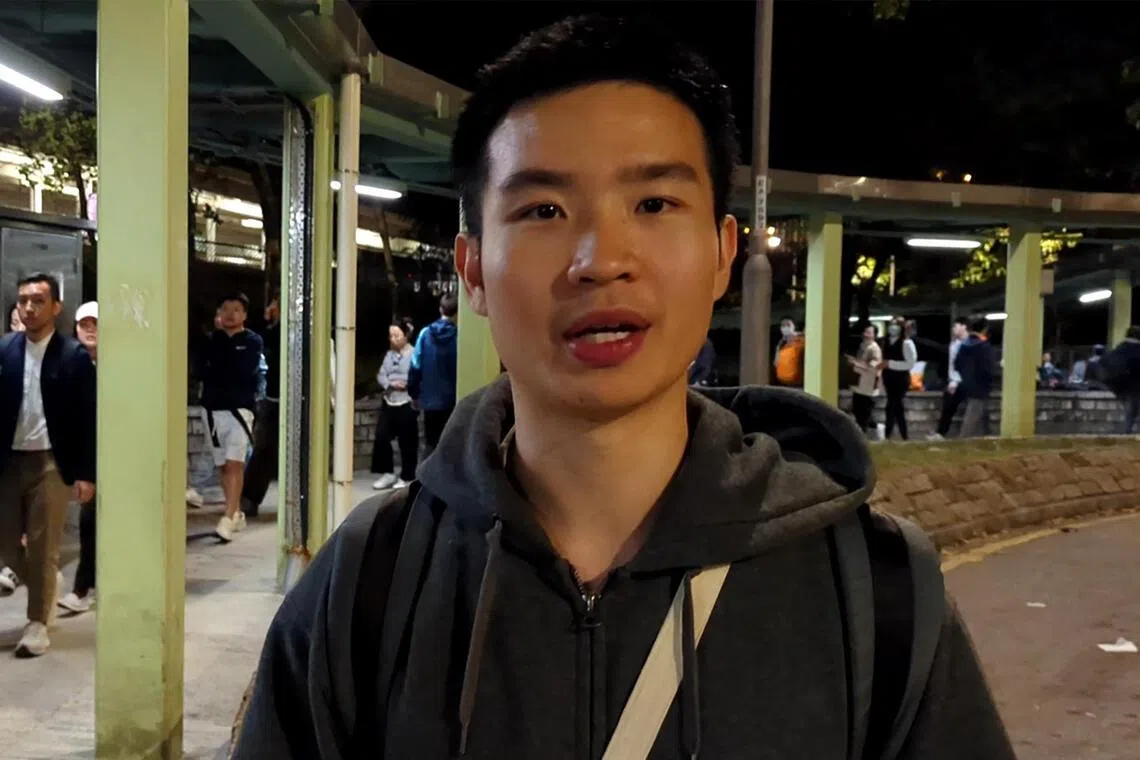 Hong Kong student detained for urging probe into deadly fire leaves police station