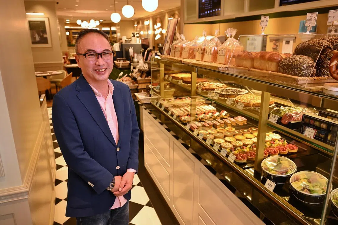 ST20250708_202538200577 rapaul Chong Jun Liang
Portrait of David Yang, Chief Executive Officer APAC at PAUL International taken at the newly renovated PAUL outlet at Ngee Ann City on July 8, 2025