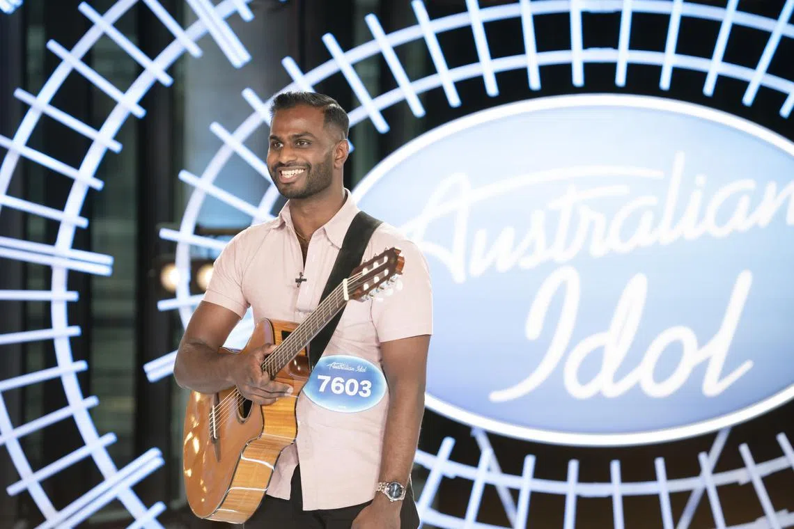 Singapore-born singer Kartik Kunasegaran beat thousands of other hopefuls at the Australian Idol auditions to be among the Top 50 contestants.