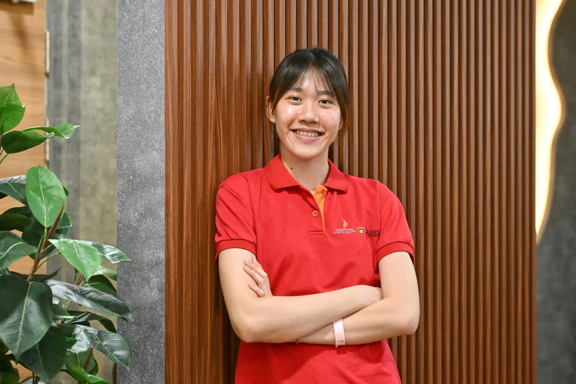 Fencing athlete, Juliet Heng, on Aug 21, 2024.