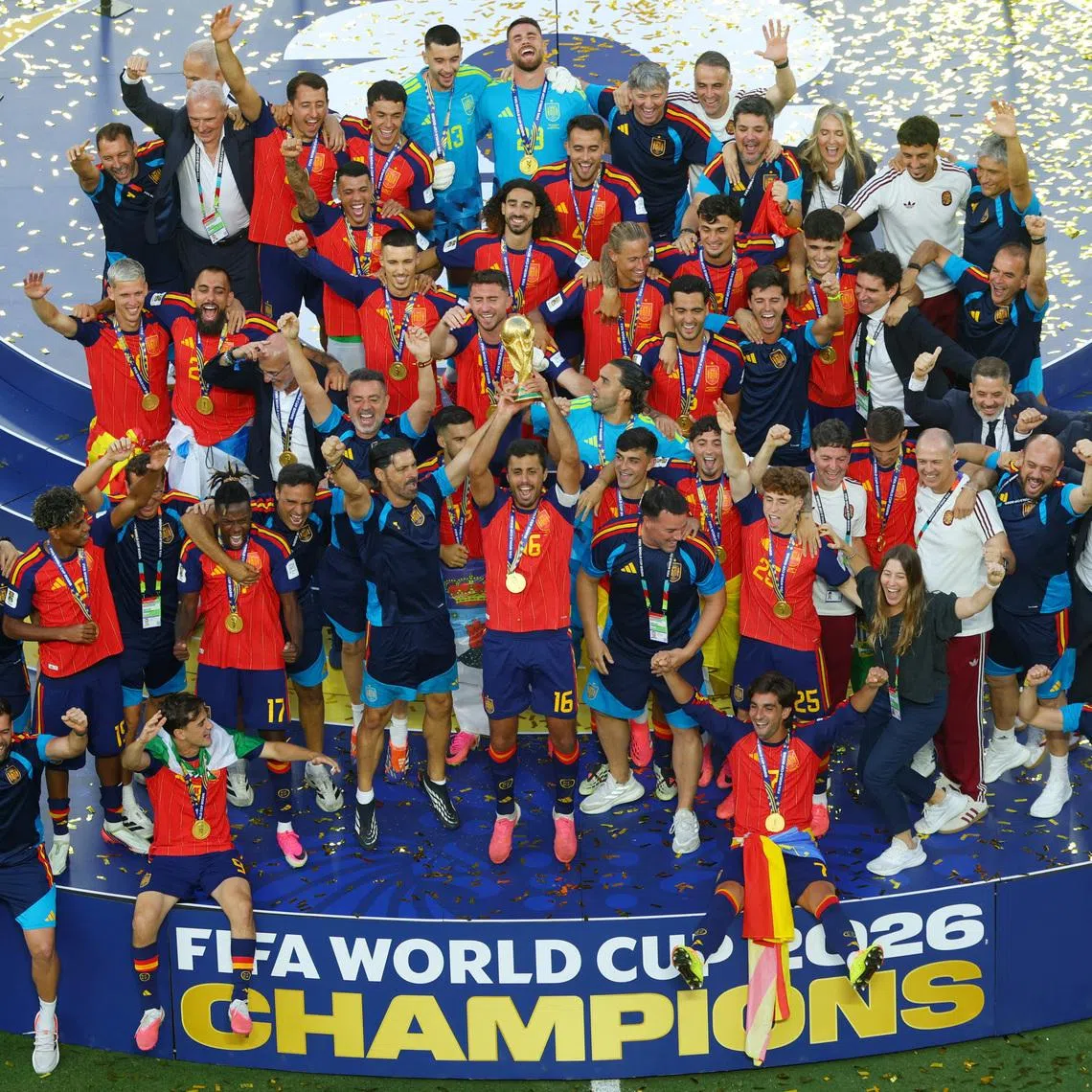 Spain’s ball worship delivers World Cup glory and a nation’s shared embrace.