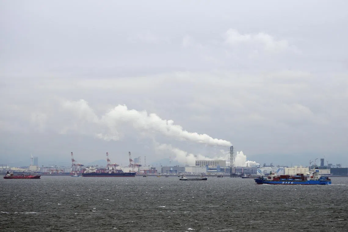 epa11268948 View of an industrial district from Umihotaru Parking Area in Tokyo, Japan, 06 March 2024 (issued 10 April 2024). On 10 April 2024, the Bank of Japan released data showing that the producer price index rose 0.2 percent from the previous month as the export price index gained 0.3 percent while the import price index fell 0.5 percent from the previous month.  EPA-EFE/FRANCK ROBICHON