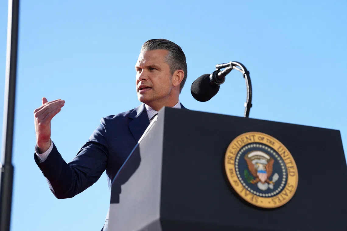 US Defence Secretary Pete Hegseth said he wants a live stream to get people to understand “that there’s serious consequences for these types of things”.