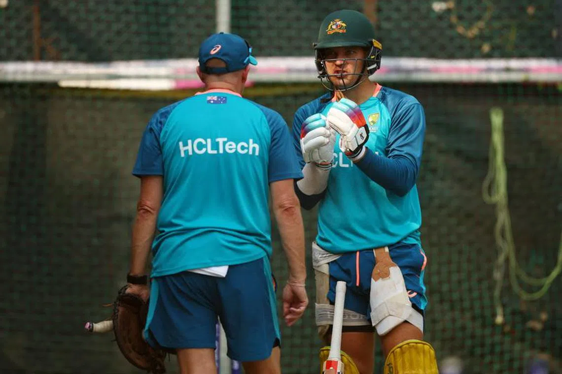 Cricket - ICC Cricket World Cup 2023 - Final - Australia Practice - Narendra Modi Stadium, Ahmedabad, India - November 18, 2023 Australia's Alex Carey during practice REUTERS/Andrew Boyers/ File Photo