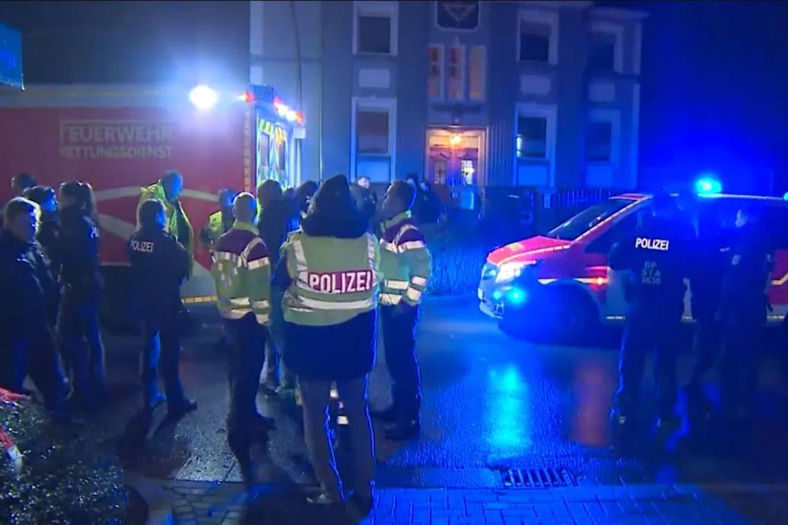 Police confirmed several young people had been involved in a train incident but declined to give further details.