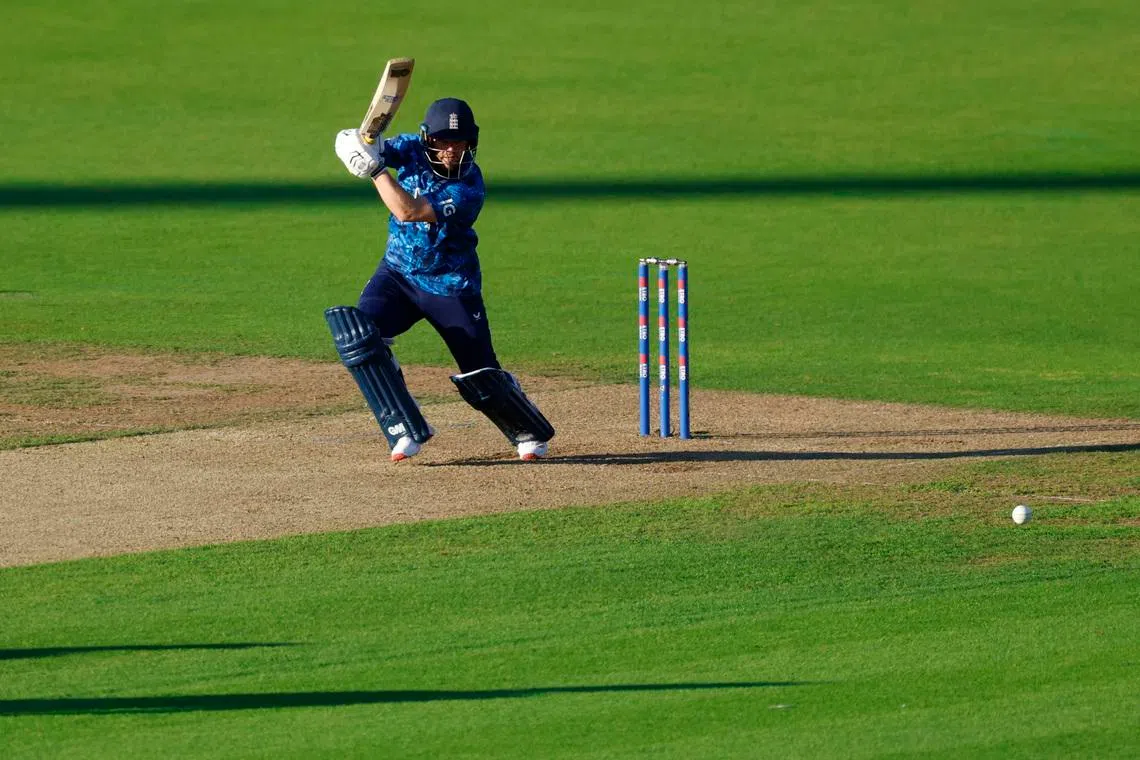Cricket - Second One Day International - England v South Africa - Lord's Cricket Ground, London, Britain - September 4, 2025 England's Ben Duckett in action Action Images via Reuters/Peter Cziborra