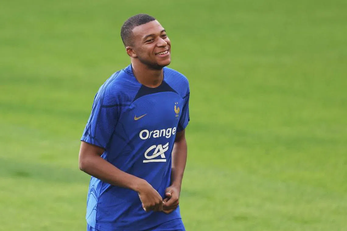 Soccer Football - International Friendly - France Training - Signal Iduna Park, Dortmund, Germany - September 11, 2023 France's Kylian Mbappe during training REUTERS/Thilo Schmuelgen