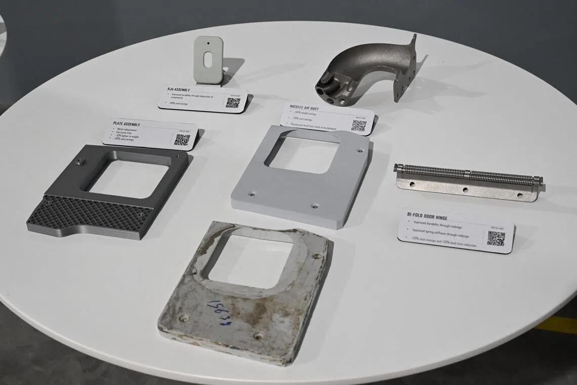 To improve maintenance turnaround time, the facility is equipped with 3D-printing facilities capable of repairing damaged parts and reproducing components on demand.
