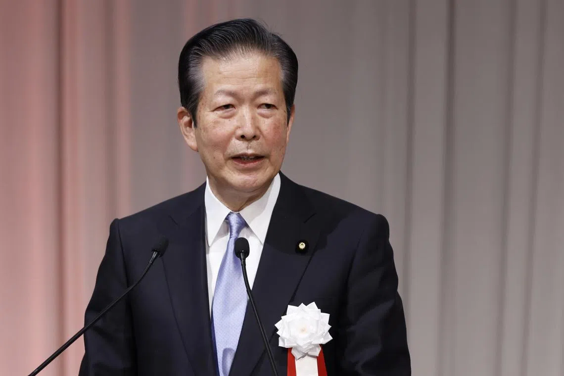 Mr Natsuo Yamaguchi postponed a planned trip to China in August after Beijing told his party it wasn’t an “appropriate” time to visit.