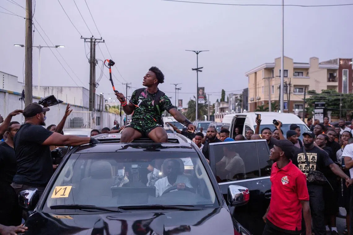 YouTuber IShowSpeed hits 50m subscribers in Nigeria on Africa tour