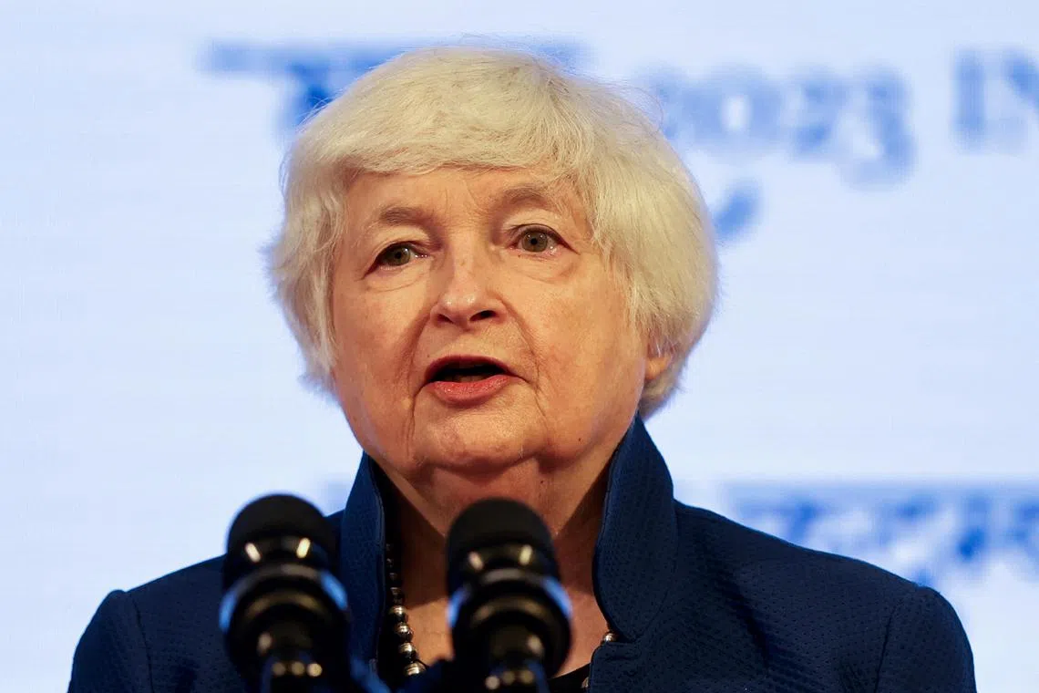 US Treasury Secretary Janet Yellen said a “key priority” was to redouble support for Ukraine in its defence against Russia. 