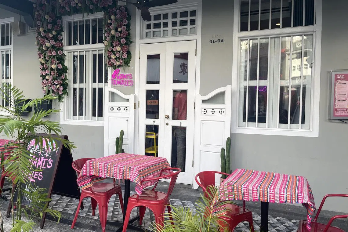 Mami’s Tamales in Keong Saik Road.