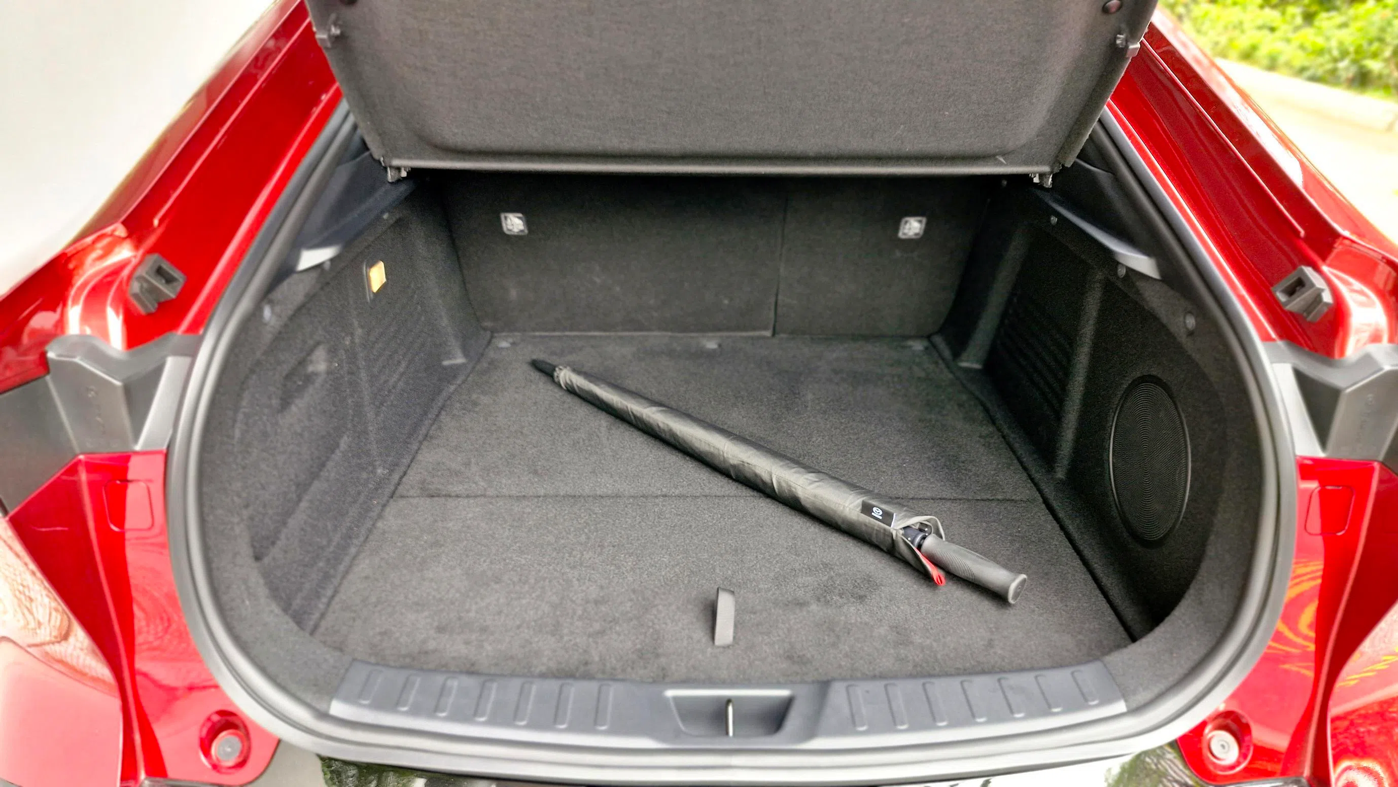 Easy access: The car’s liftback design makes loading and unloading its 465-litre boot a cinch.