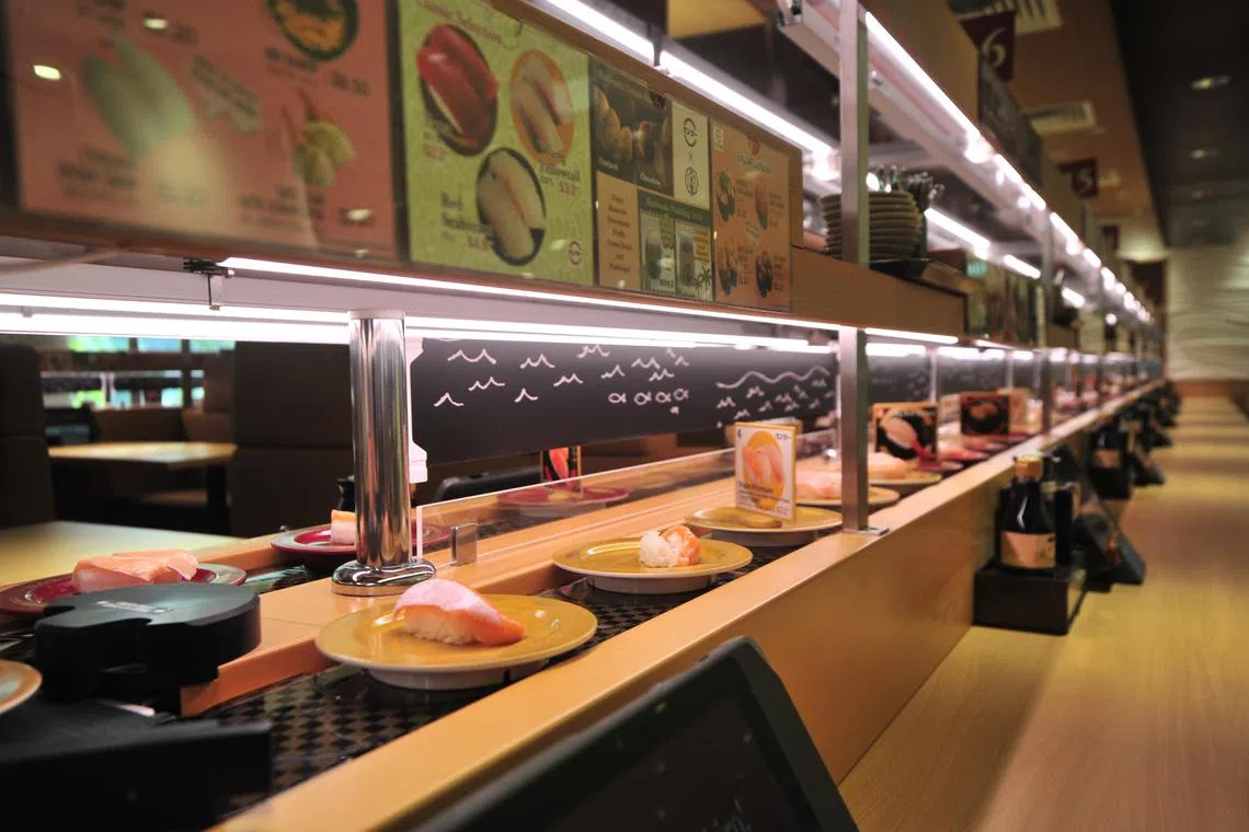 Sushiro stopped using conveyor belts at all of its stores.