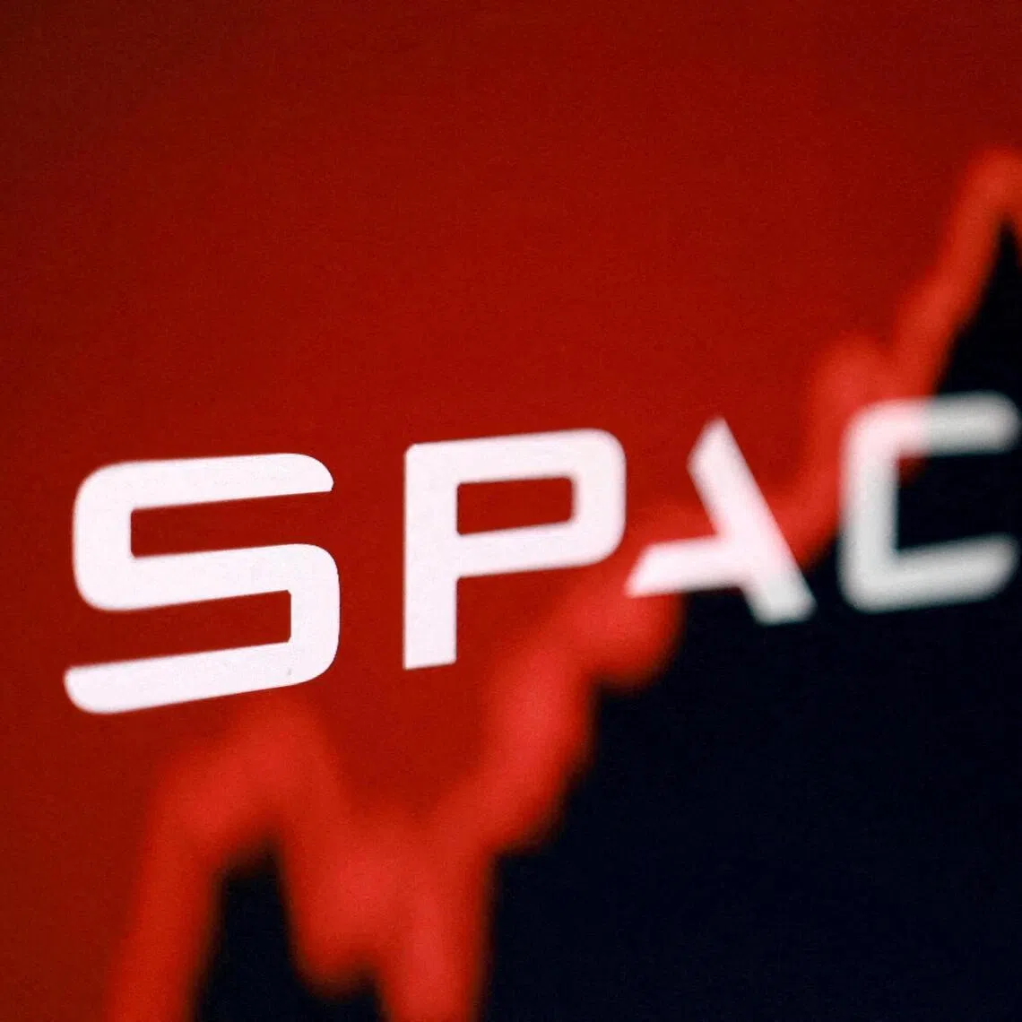 Shares of SpaceX were last up 14.3 per cent at US$220 (S$280), jumping more than 62 per cent above the US$135 initial public offering (IPO) price.
