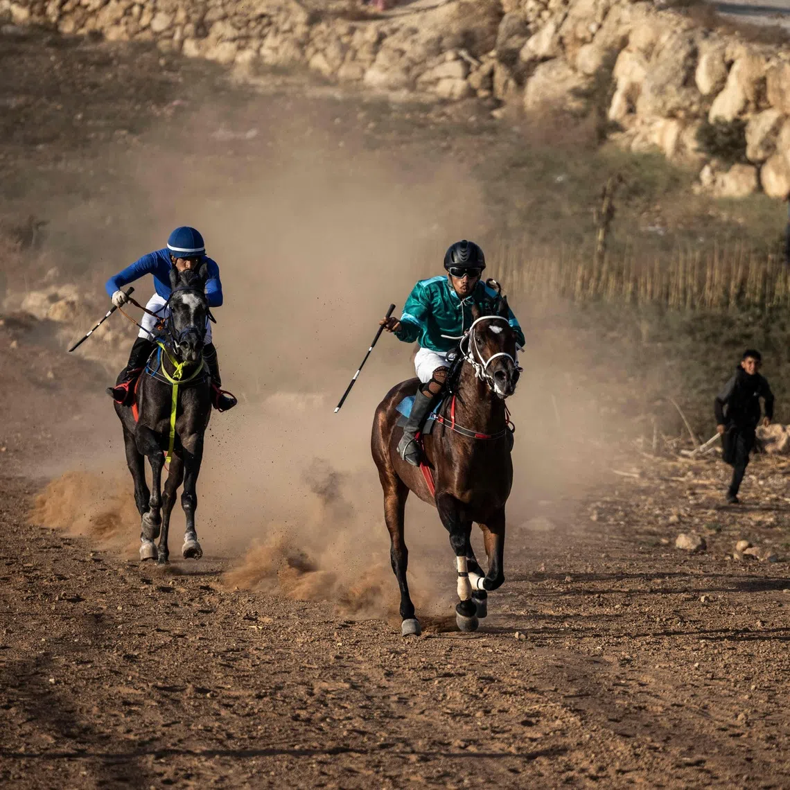 The annual race in the Israeli-occupied West Bank had been suspended for the past two years in the wake of the Gaza war.
