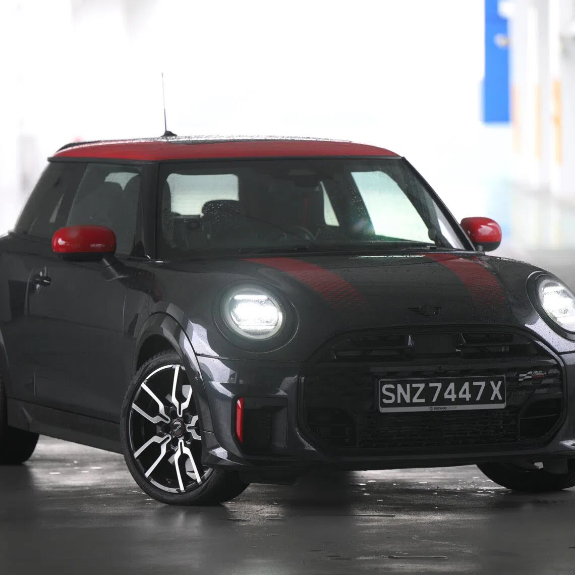 The Mini JCW 3Dr pictured on Dec 10, 2025.