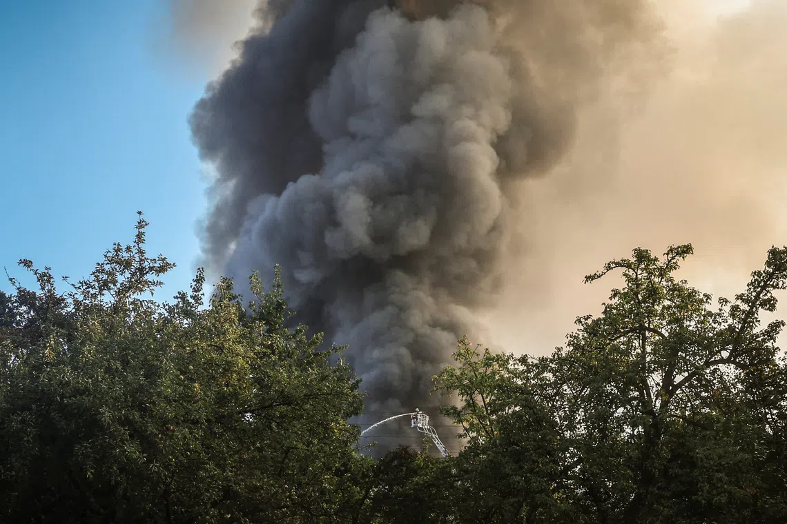 Russia strikes Ukraine's Kyiv, injures three in Odesa, officials say