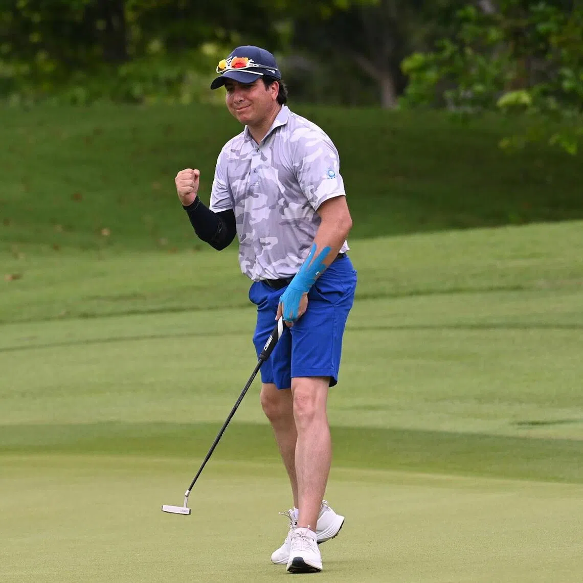 Guatemala golfer Alejandro Villavicencio, 45, is the oldest golfer in the field at the World Amateur Team Championship in Singapore.