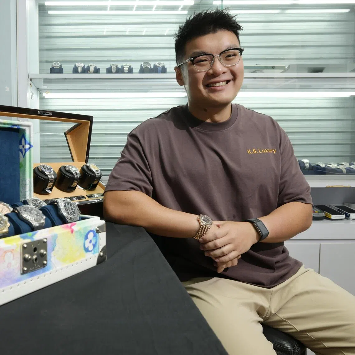 Desmond Pang is the owner of KB Luxury Watch and Jewellery.