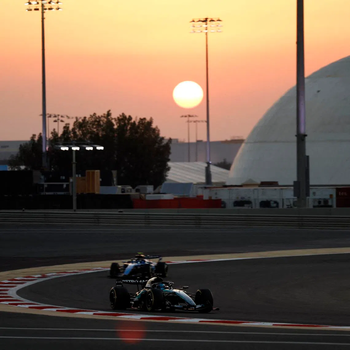 Formula One F1 - Pre Season Testing - Bahrain International Circuit, Sakhir, Bahrain - February 20, 2026 Mercedes' George Russell during the pre season testing REUTERS/Hamad I Mohammed