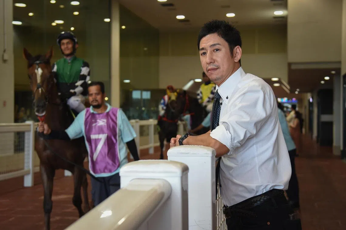 Ryohei Hatano obtained his trainer's licence in March and was set to start officially in July, before the closure of the Singapore Turf Club was announced on June 5. 
