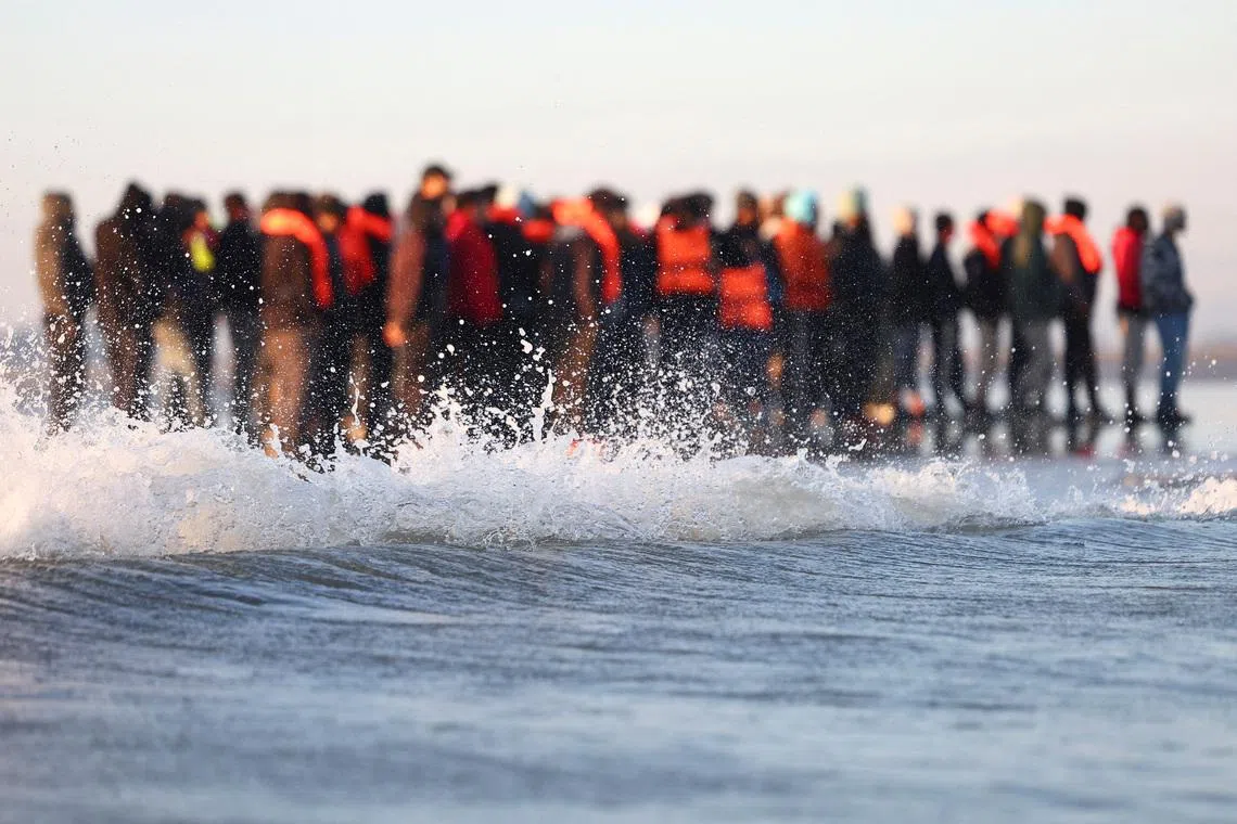 Some 4,776 migrants crossed the English Channel, one of the world’s busiest shipping lanes, between Jan 1 and April 4.