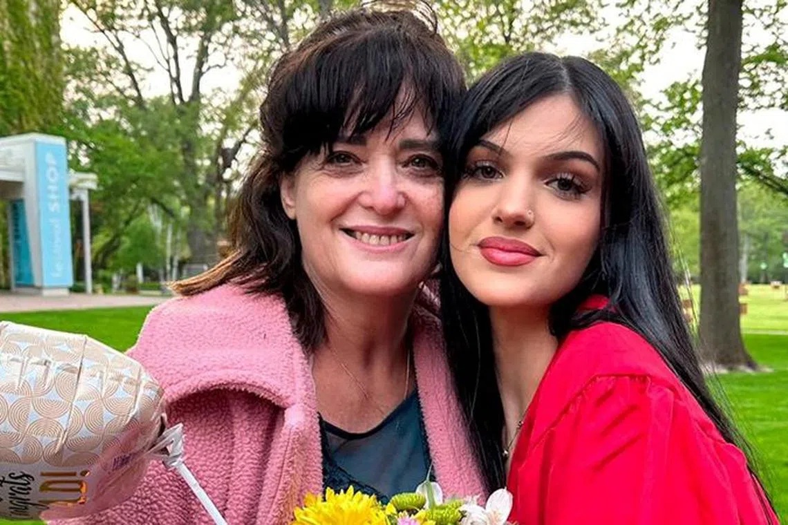 Chicago-area residents Judith Tai Raanan and her daughter Natalie Shoshana Raanan, two American hostages freed on Friday by the armed wing of Hamas, pose in this undated picture obtained by Reuters on October 20, 2023. Obtained by Reuters/via REUTERS