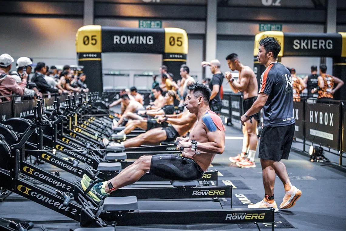 Popular fitness racing world series Hyrox will make its debut in Singapore on Oct 7 with a mass participation indoor race at the National Stadium
