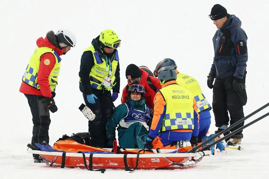Freestyle-Switzerland's Gremaud out of big air final due to injury