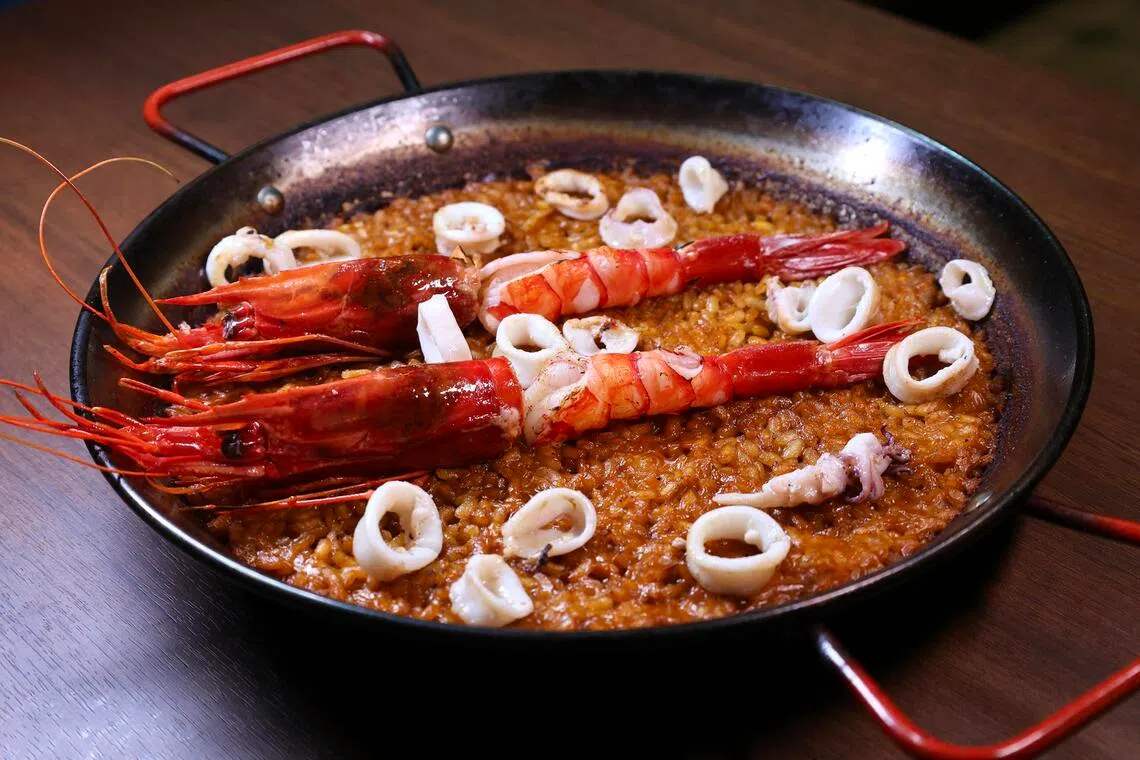 Carabinero Paella is available for the three months at Casa Lola.SPH EDITORIAL USE ONLY